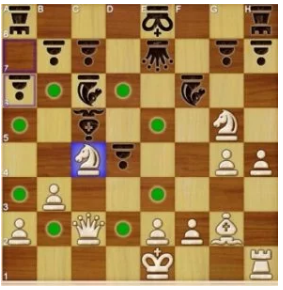 Springerbewegung im Schach